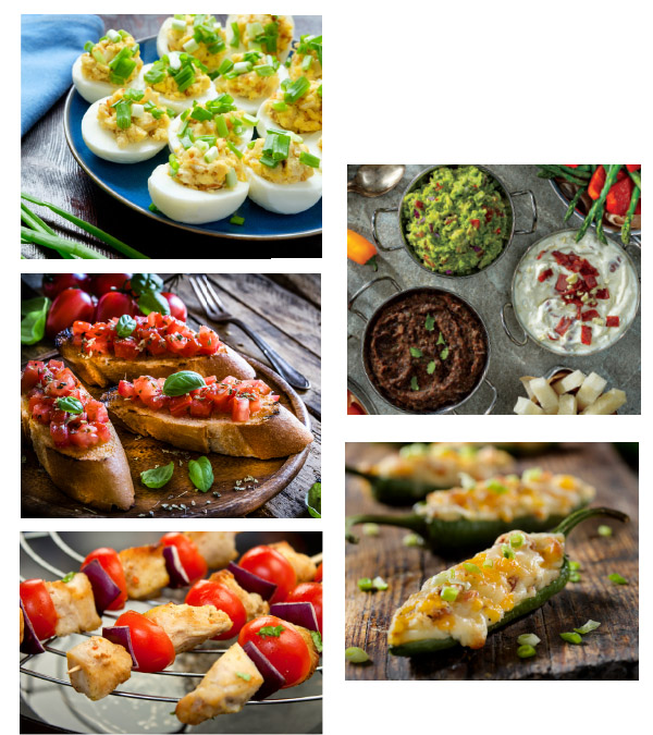 5 Finger Foods for Easy Summer Appetizers