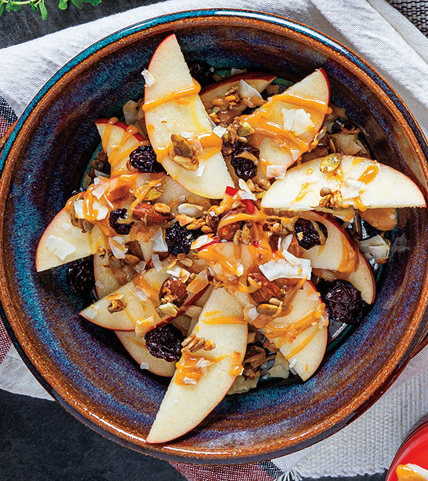 Apple-Peanut Butter Breakfast Nachos