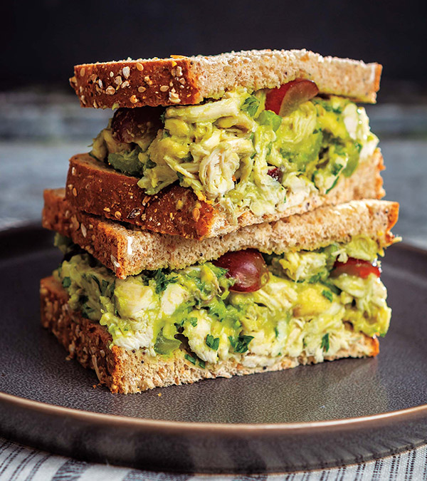 Avocado-Chicken Salad Sandwiches