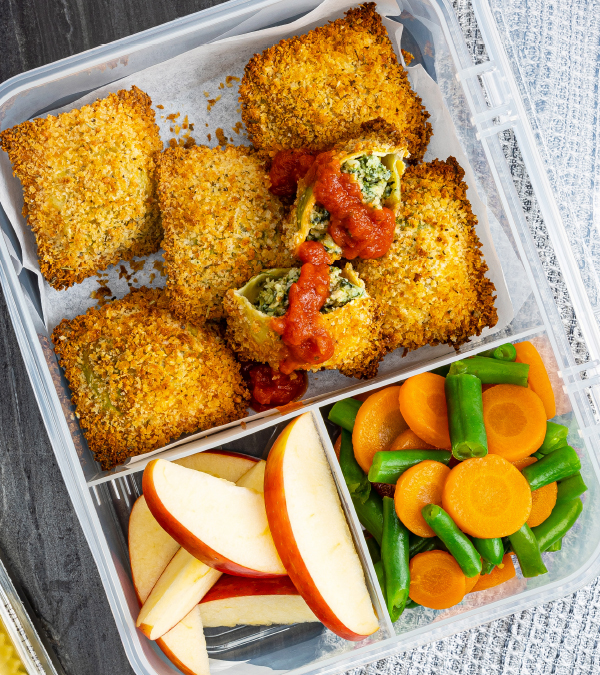 Baked Ravioli Bites Lunch Box