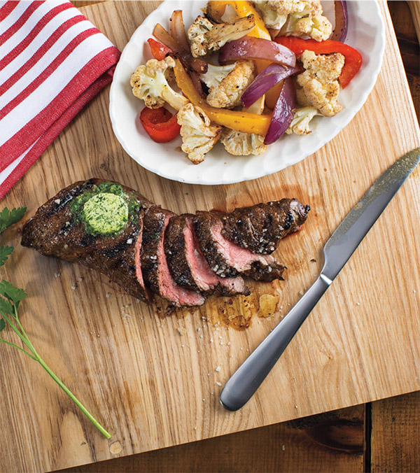 Balsamic-Marinated Steaks with Vegetable Packets