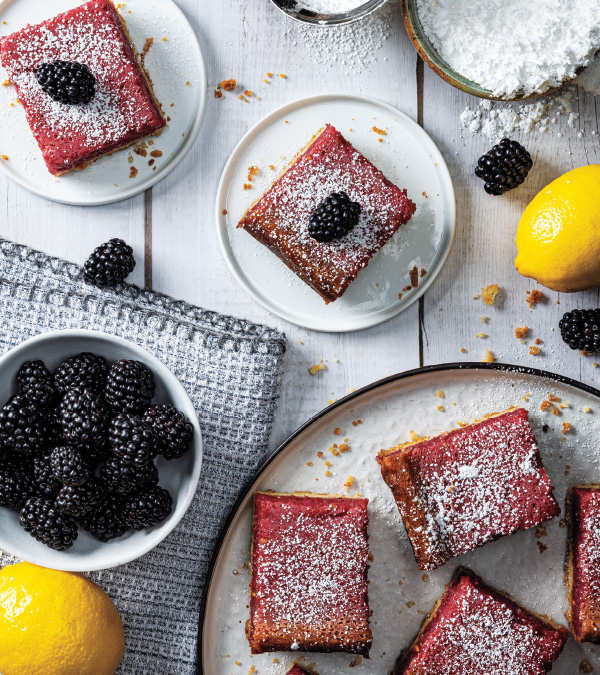 Blackberry Lemonade Bars