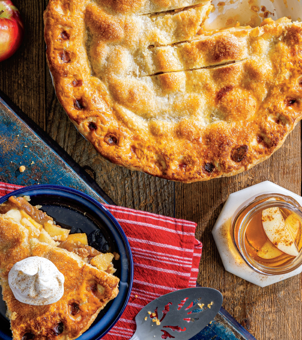 Brandy-Glazed Apple Pie