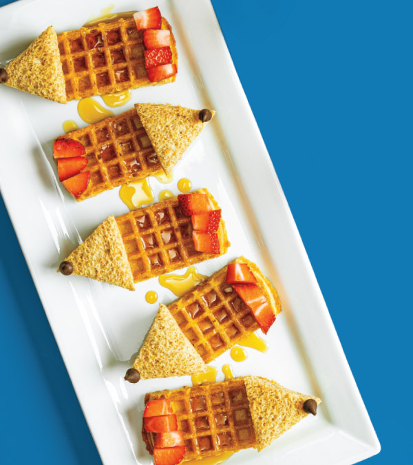 Breakfast Waffle Pencils