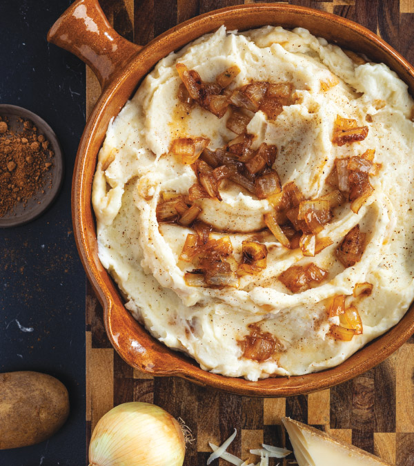 Caramelized Onion & Gruyère Mashed Potatoes