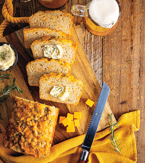 Cheddar-IPA Bread