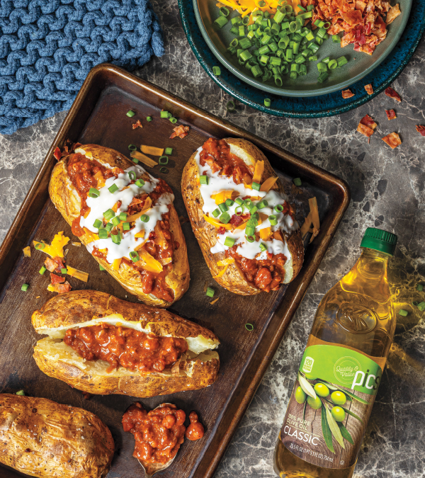 Chili Baked Potatoes
