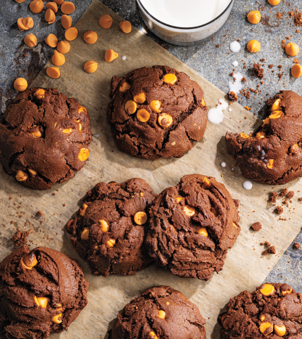 Chocolate & Butterscotch Brown Butter Cookies