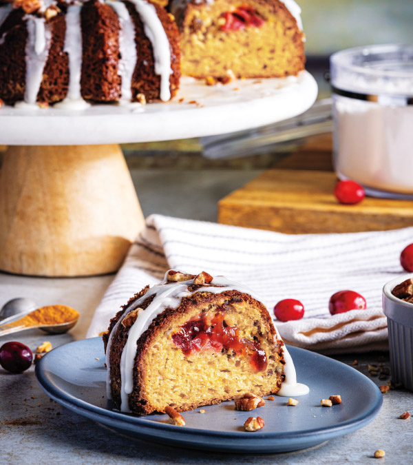 Cranberry Swirl Bundt Cake