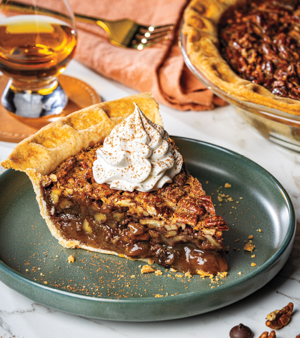 Dark Chocolate-Bourbon Pecan Pie