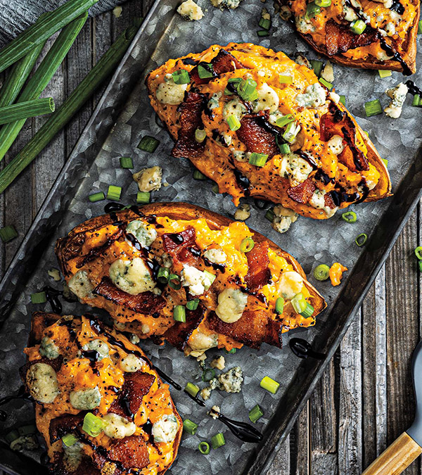 Elevated Twice-Baked Sweet Potatoes