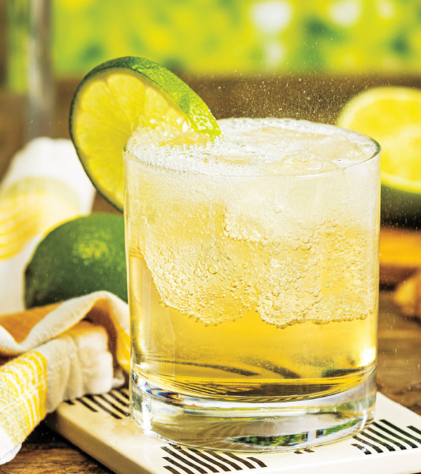 Ginger-Lime Fizz Mocktail