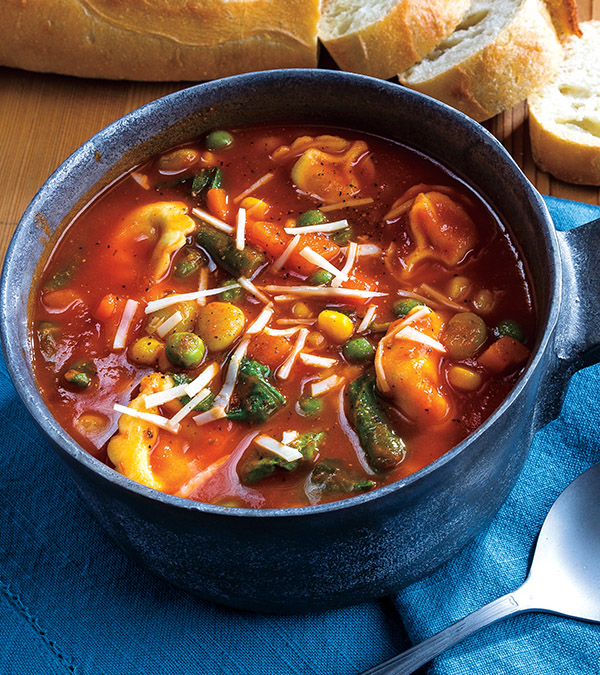 Instant Pot Tortellini & Vegetable Soup