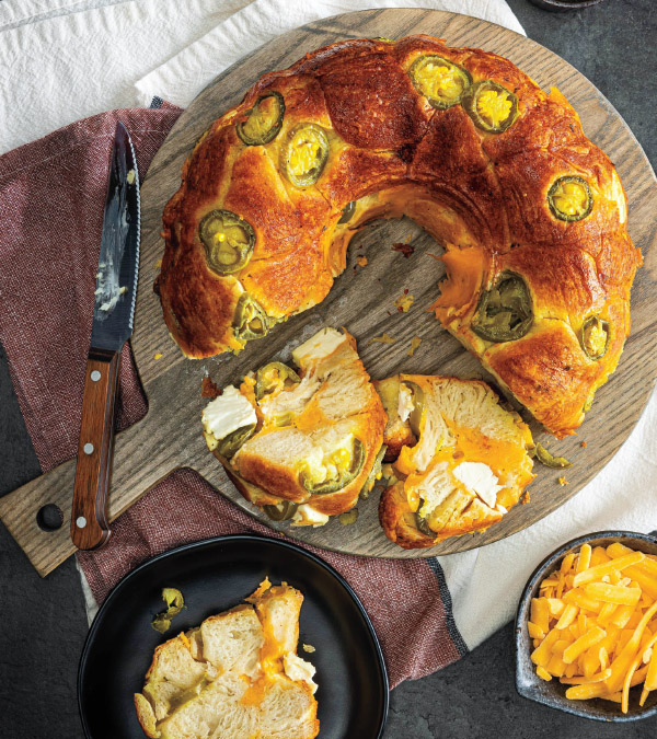 Jalapeno Popper Monkey Bread