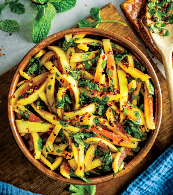 Kimchi-Style Pickled Watermelon Rind