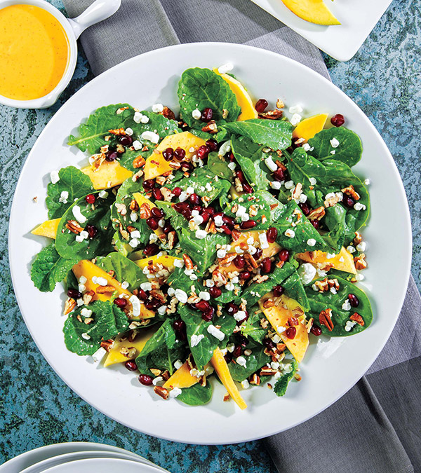 Kiwi, Clementine & Blackberry Salad with Creamy Poppy Seed Dressing