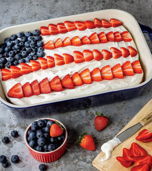 Liberty Poke Cake
