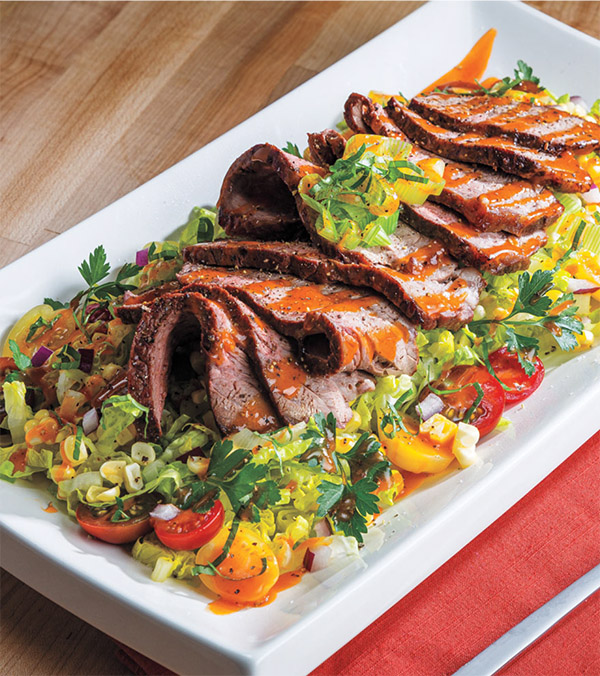 London Broil & Sweet Corn Chopped Salad