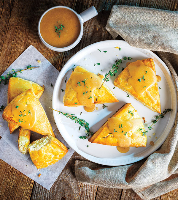 Maple-Brown Butter & Thyme Cream Scones 