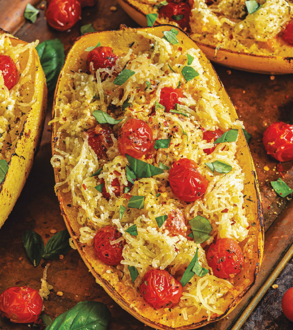 Mediterranean Baked Spaghetti Squash