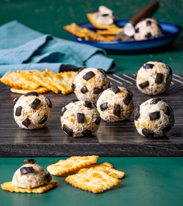 Mini Soccer Cheese Balls