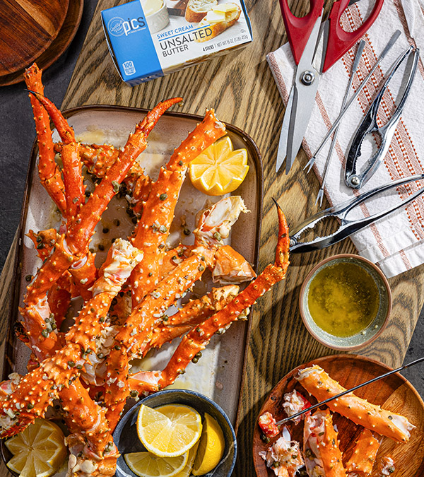 Oven-Roasted Foil-Wrapped King Crab Legs