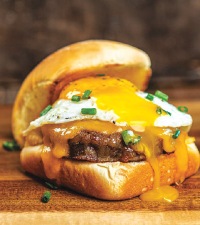 Sausage, Egg & Cheese Breakfast Sliders