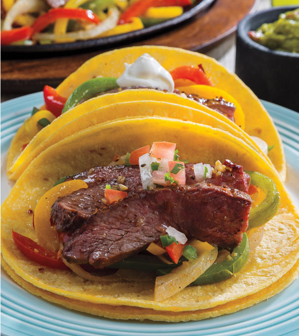 Sheet Tray Chile-Lime Steak Fajitas