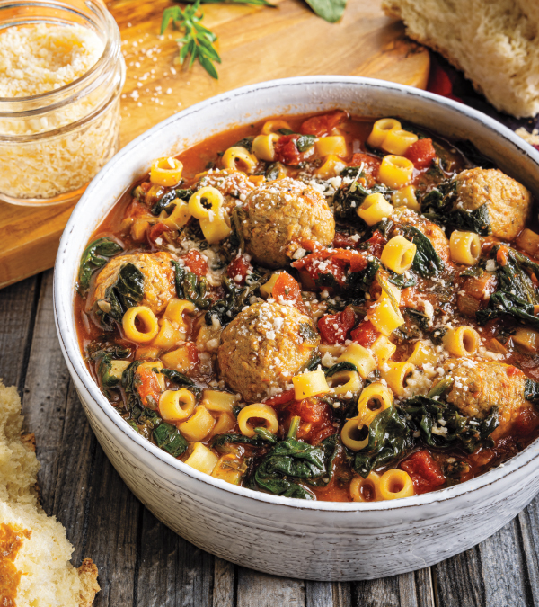 Slow Cooker Italian Meatball Soup