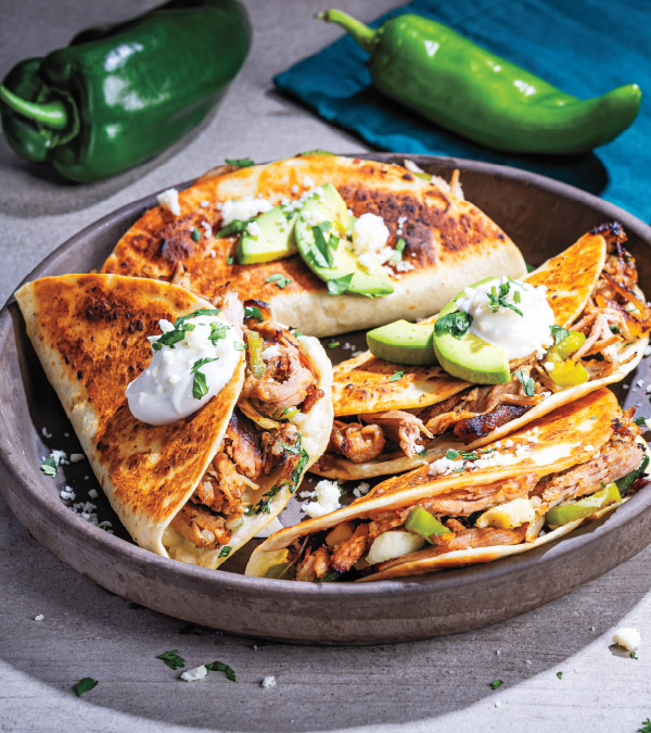 Smoked Pork & Green Chile Crispy Tacos
