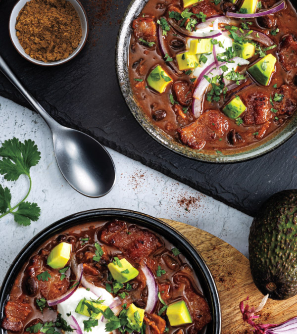 Smoky Black Bean Chili