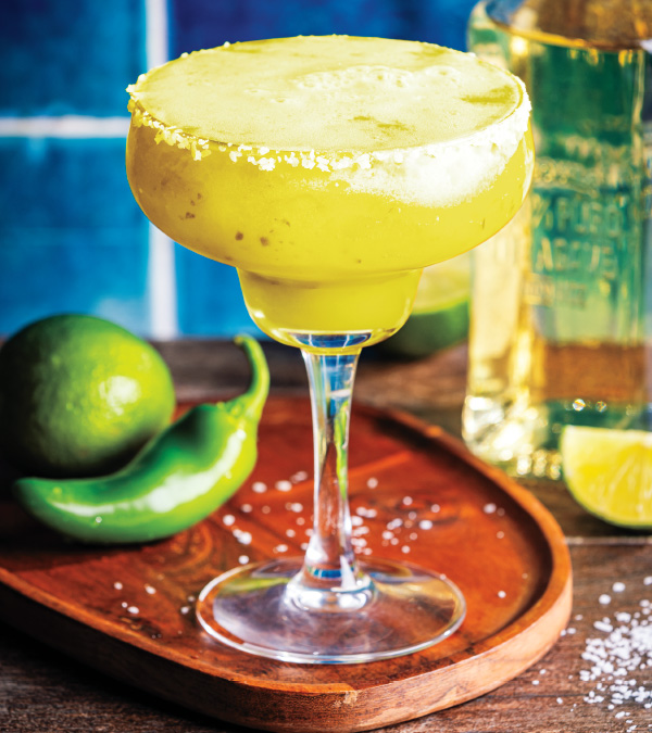 Spicy Mango Margarita Spritzer