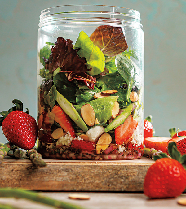 Spring Strawberry Salad Cups