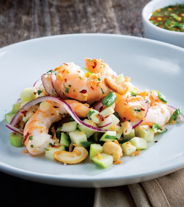 Tangy Thai Shrimp & Apple Salad