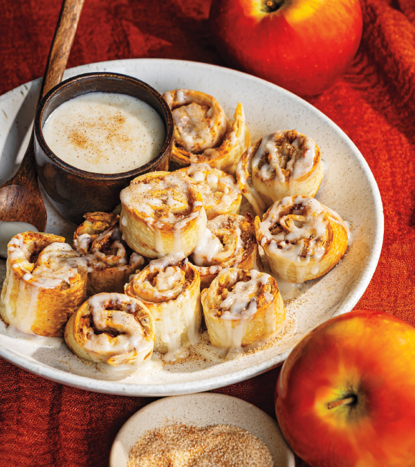 Tortilla Apple-Cinnamon Rolls