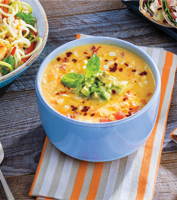 Spicy Sweet Corn Gazpacho