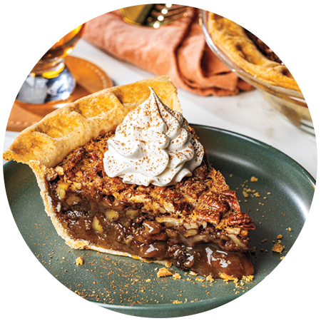 Dark Chocolate-Bourbon Pecan Pie