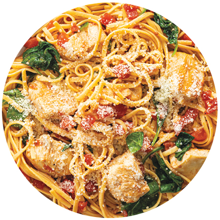 One-Pot Tuscan Chicken Linguine