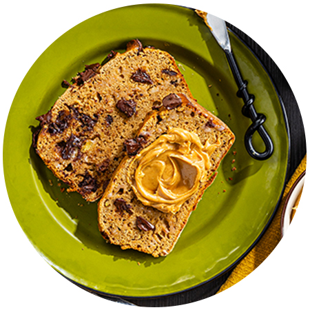 Protein Peanut Butter-Banana Bread