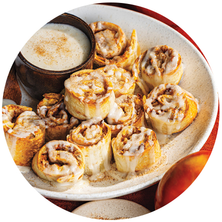 Tortilla Apple-Cinnamon Rolls