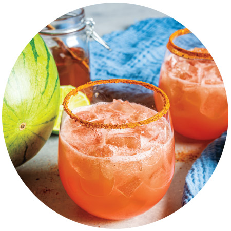 Watermelon-Honeydew Margarita with Tajín®